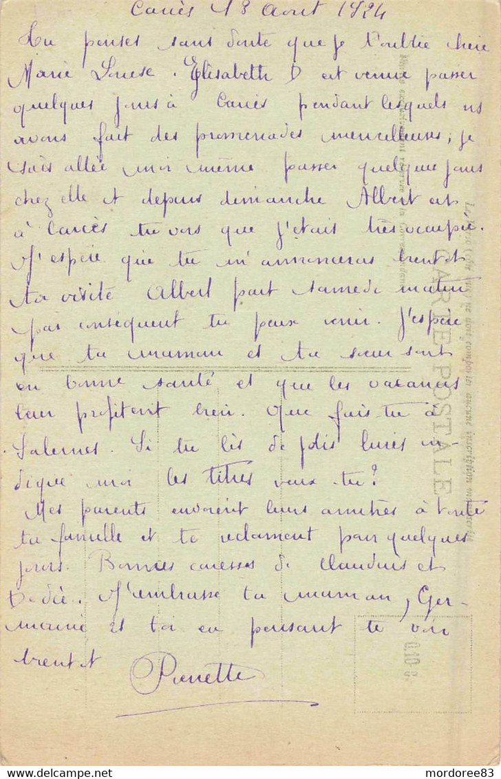 83 / VAR / Vue Générale 1924 - Carces