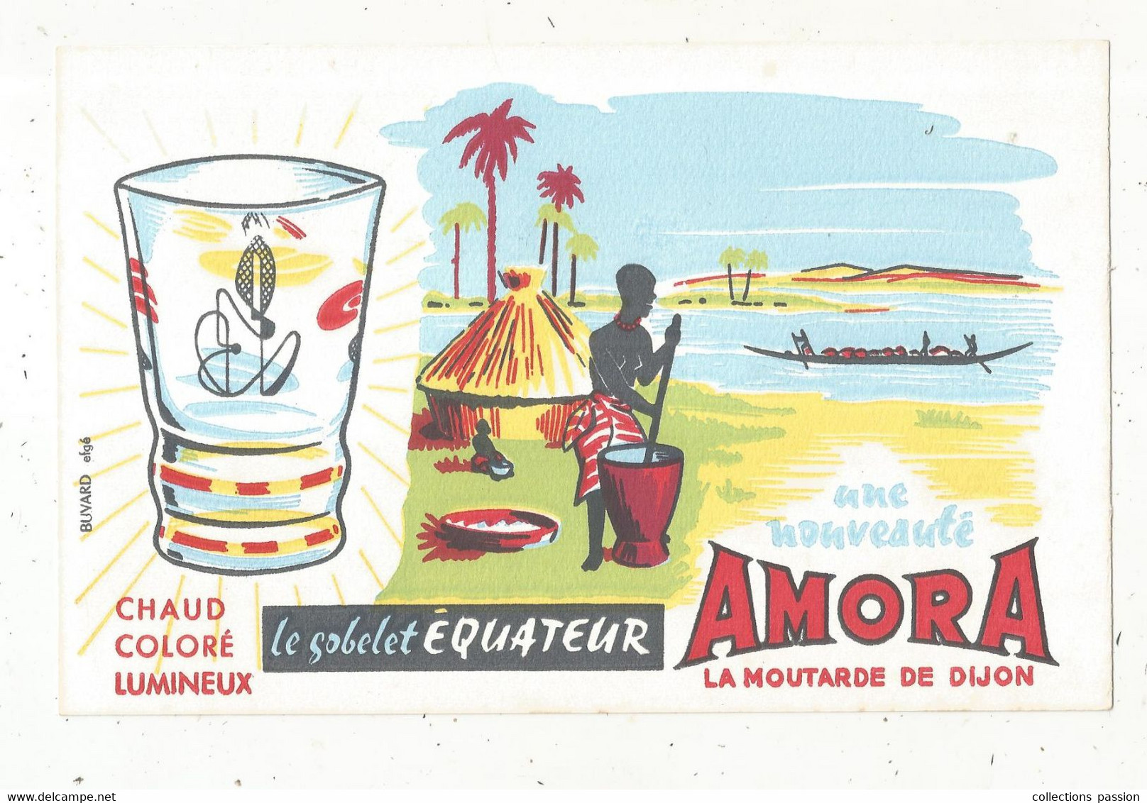 Buvard, AMORA, Le Gobelet EQUATEUR,  Frais Fr 1.95 E - Lebensmittel