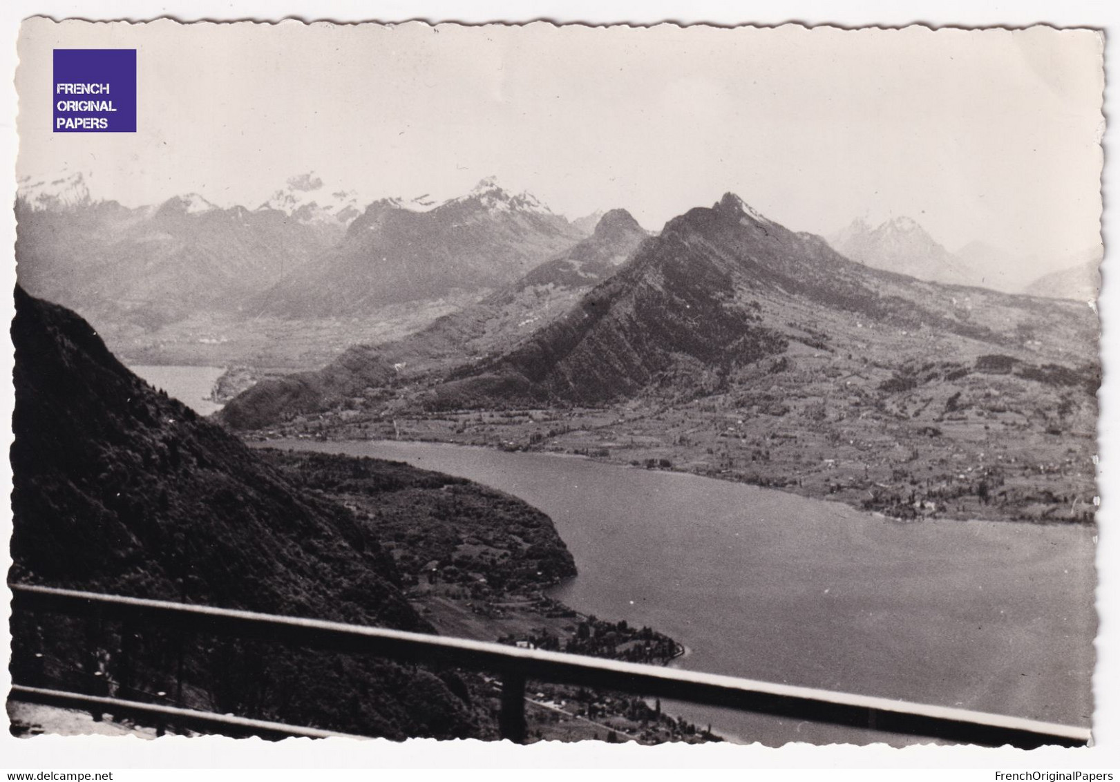 VOIR VERSO Téléphérique Veyrier Du Lac Terrasse Bauges - Photographie PROJET CPSM Carte éditeur GIL Annecy A79-36 - Veyrier