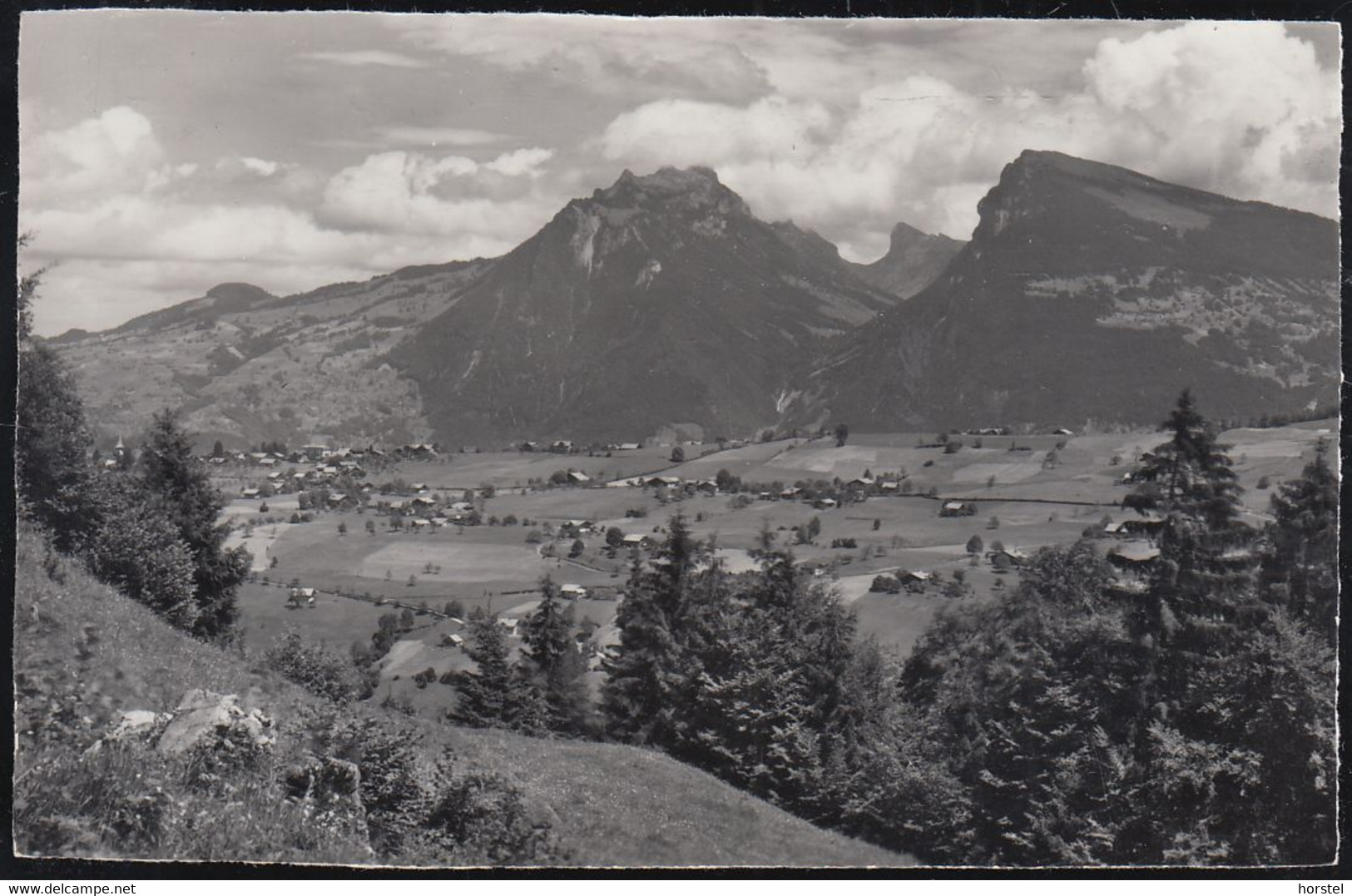 Schweiz - 3703 Aeschi B. Spiez - Berner Oberland - Alte Ortsansicht - Aesch