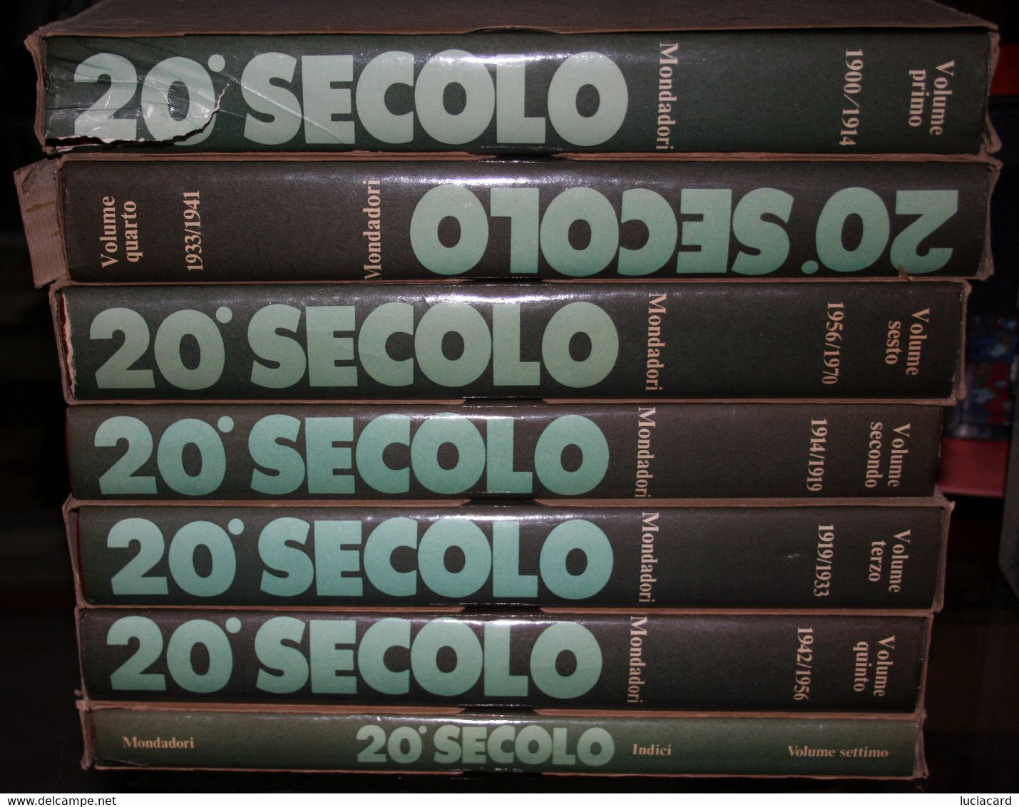 ENCICLOPEDIA 20° SECOLO STORIA DEL MONDO CONTEMPORANEO 7 VOLUMI COMPLETA 1974 - Encyclopedieën