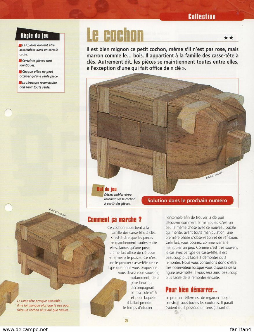 Casse-têtes - Le Cochon - Brain Teasers, Brain Games