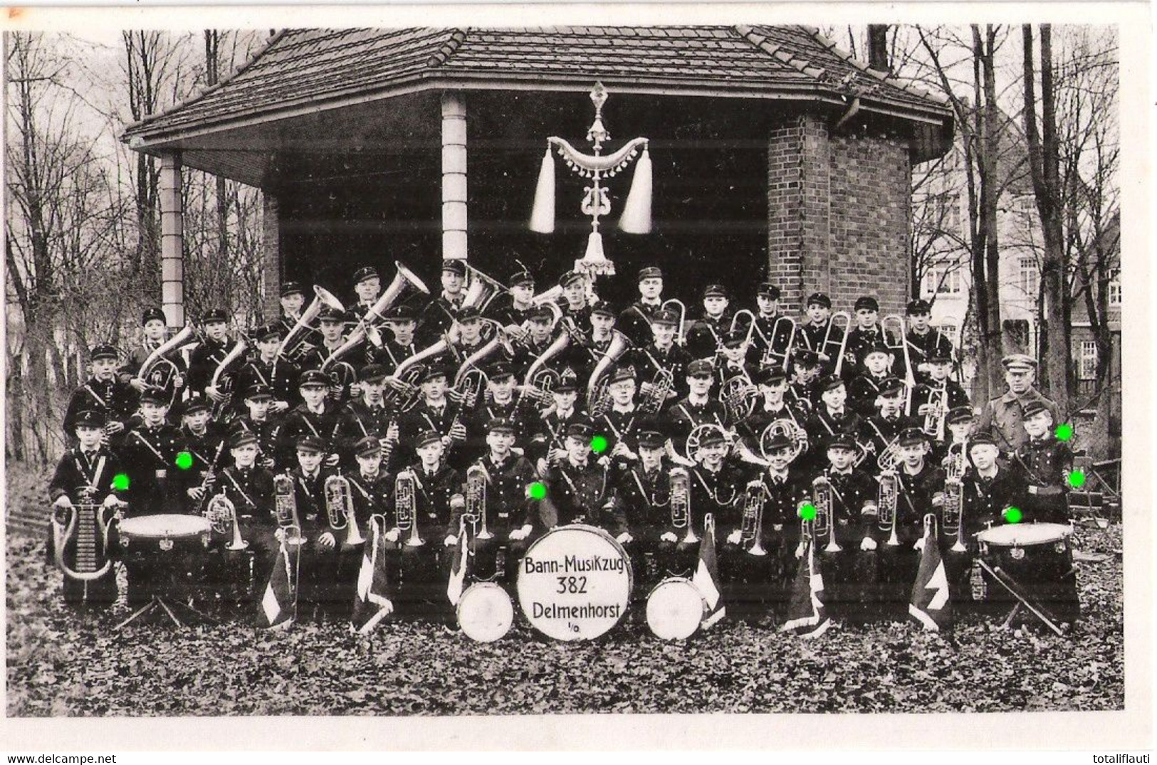 DELMENHORST Original Private Foto Ansichtskarte Gruppenporträt Jugend Bann Musikzug 382 Ungelaufen TOP-Erhaltung - Delmenhorst