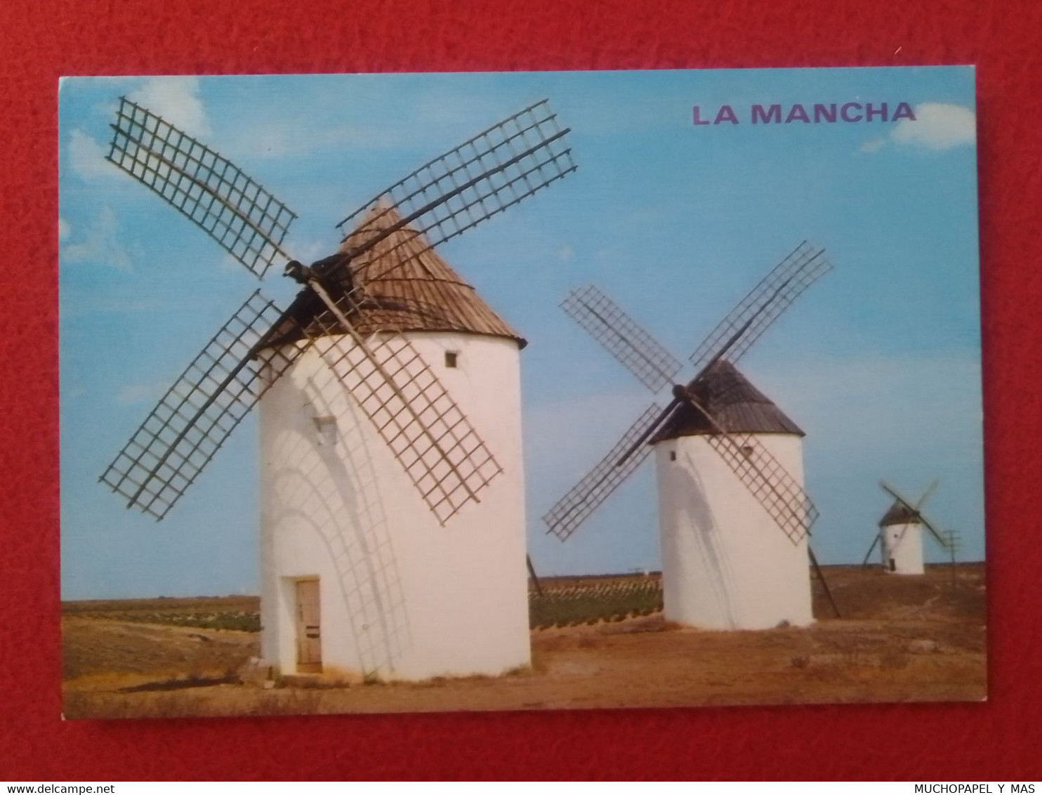 POSTAL CARTE POSTALE CASTILLA LA MANCHA ESPAÑA MOLINOS DE VIENTO WINDMILLS MILLS SPAIN ESPAGNE SPANIEN POST CARD..VER... - Sonstige & Ohne Zuordnung