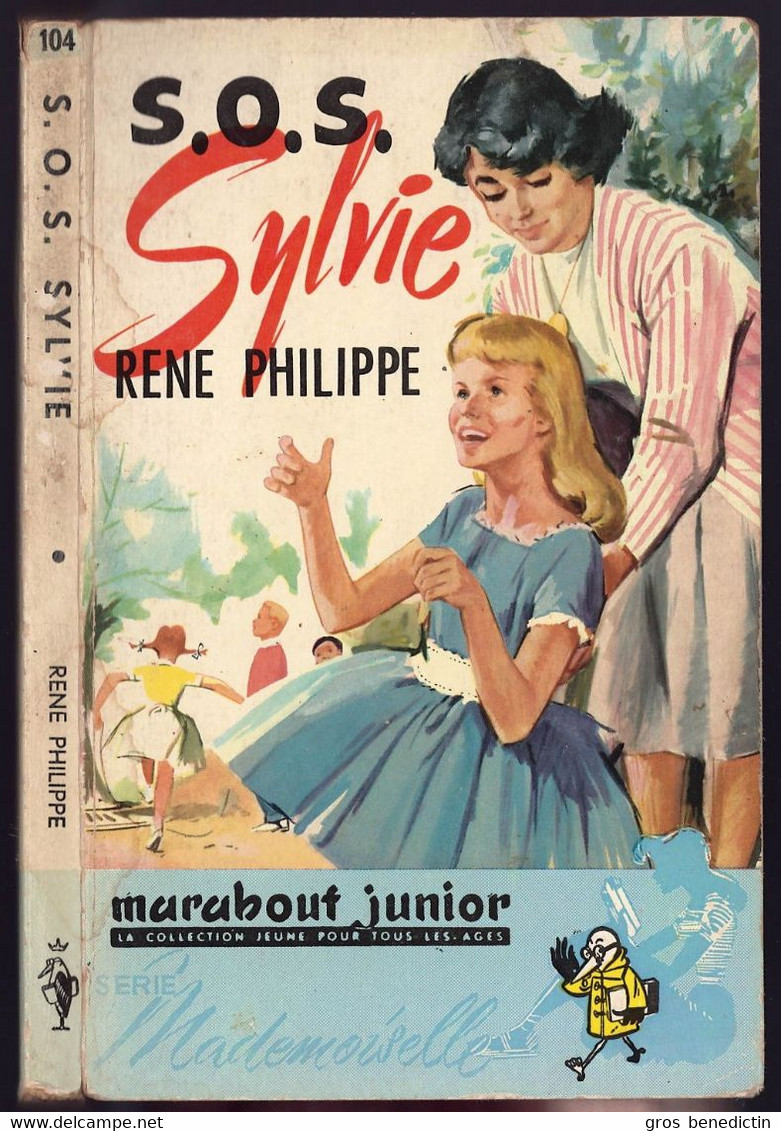 Marabout Junior Mademoiselle N°104 - René Philippe- "S.O.S. Sylvie" - 1960 - #Ben&Mar&Mad&Syl - Marabout Junior