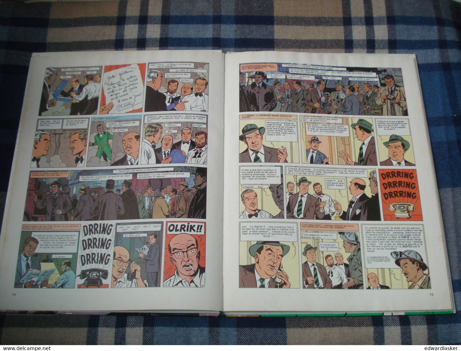 BLAKE et MORTIMER : L'Affaire du Collier /E.P. Jacobs - Rééd. Dargaud Lombard 1971 - ABE