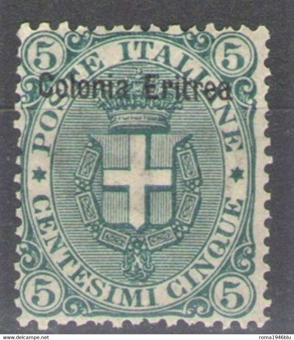 ERITREA 1893 5 CENT. SASSONE N. 5 ** MNH - Eritrea