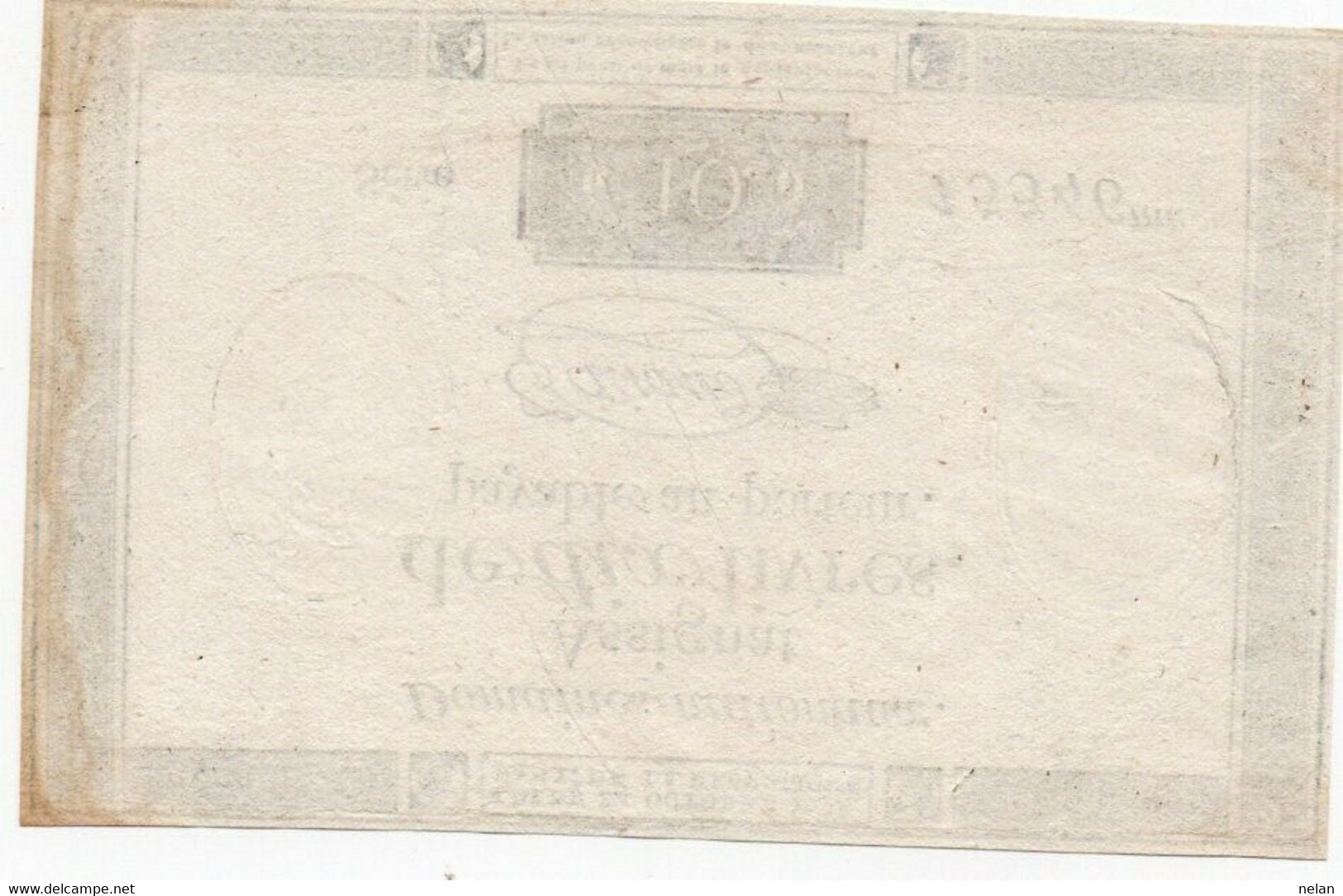 FRANCIA -10 LIVRES 1792 P-66   AUNC - ...-1889 Circulated During XIXth