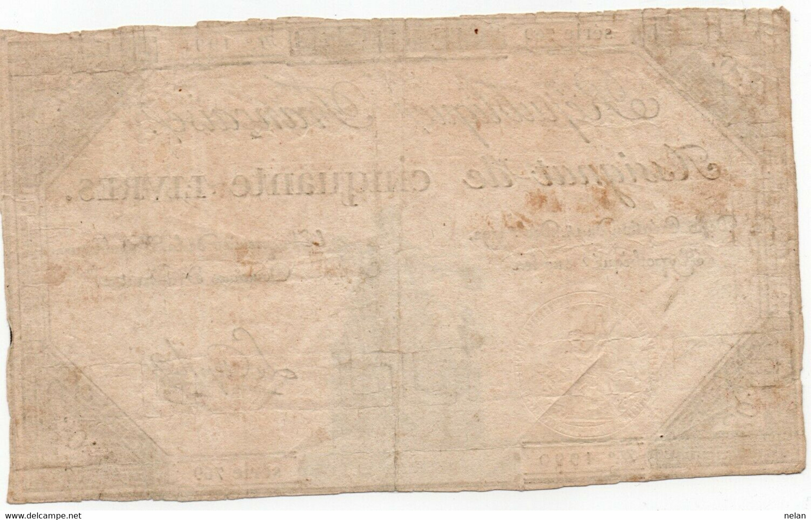 FRANCE-ASSIGNAT DE 50 LIVRES 1792 VG  P-A72 - ...-1889 Circulated During XIXth