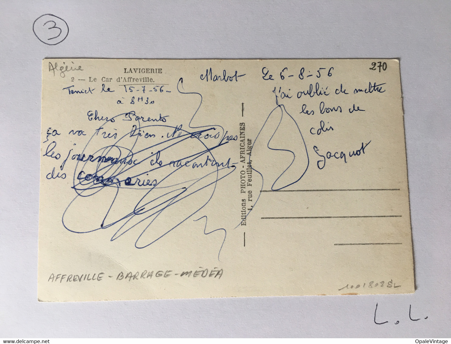 45 CPA Algérie  - LAVIGERIE - 2 Le Car D'Affreville - Otros & Sin Clasificación