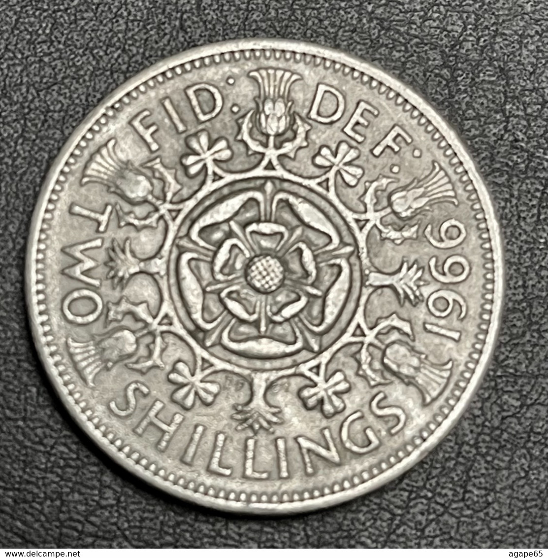 1966 United Kingdom 2 Shillings - Andere & Zonder Classificatie