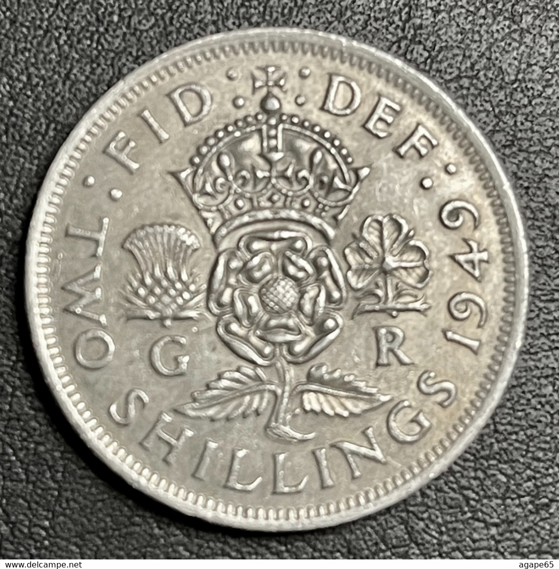 1949 United Kingdom 2 Shillings - Other & Unclassified