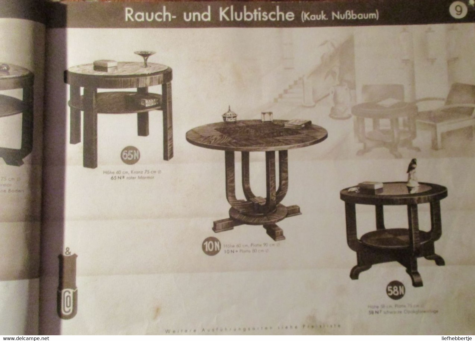 Jlse Einzelmöbel - Ausgabe 1931 Katalog Möbel - Wohnkultur - Meubelen Meubles Stoelen Tafels - Grafiek & Design