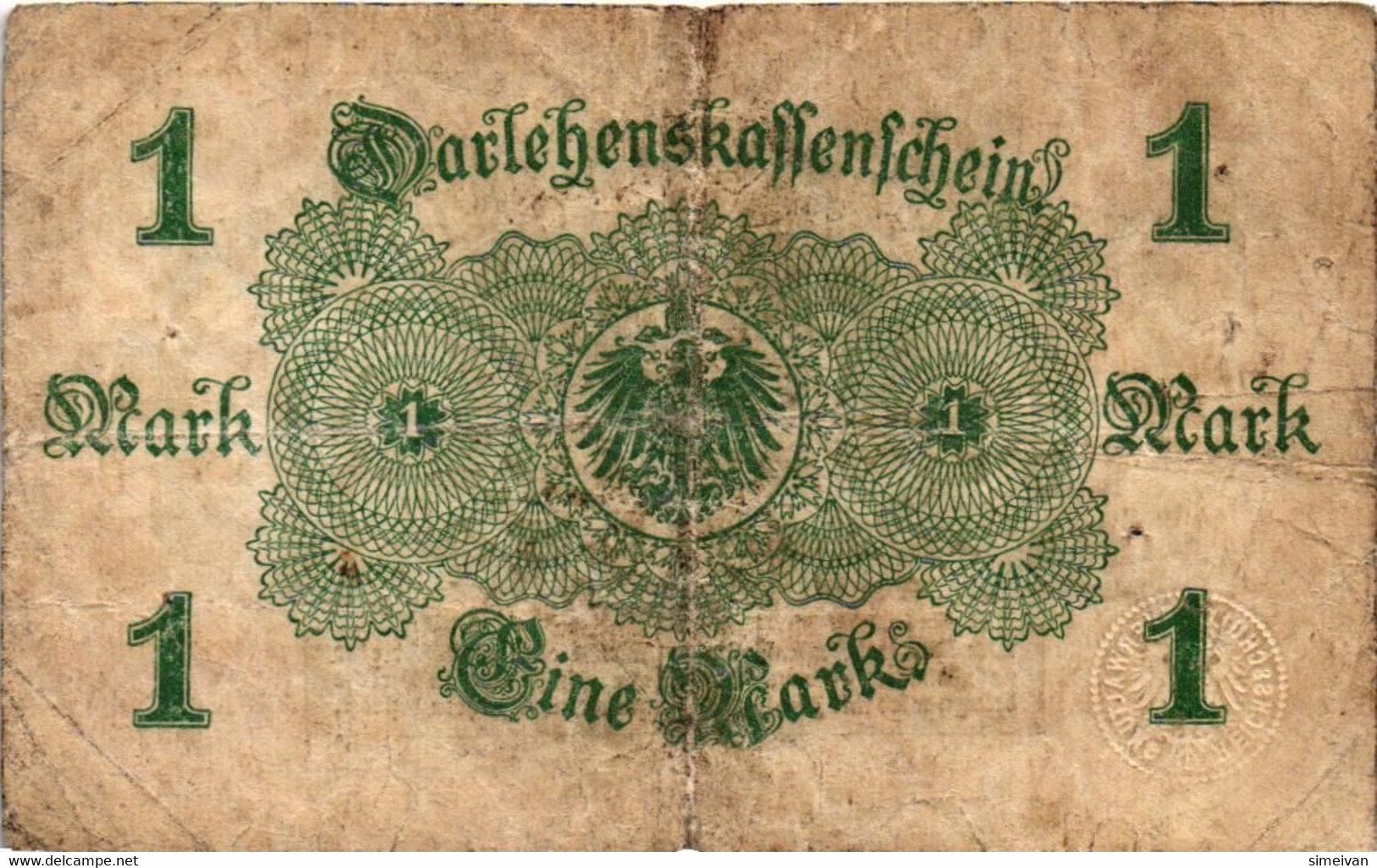 Germany 1 Mark 1914 P-50 Deutschland Allemagne  #4352 - Sonstige & Ohne Zuordnung