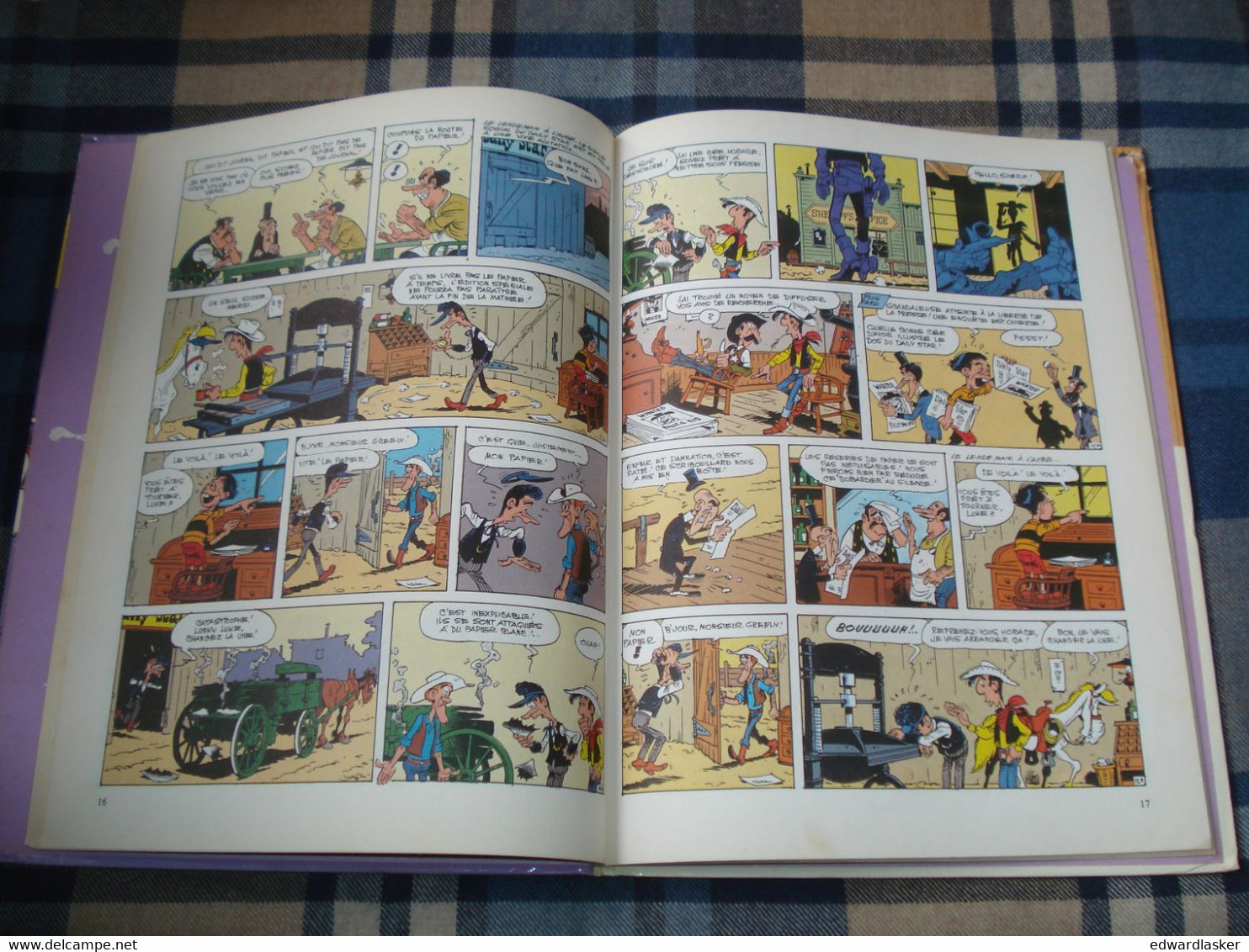 LUCKY LUKE : Le Daily Star - EO Dargaud 1984 - Assez Bon état - Lucky Luke