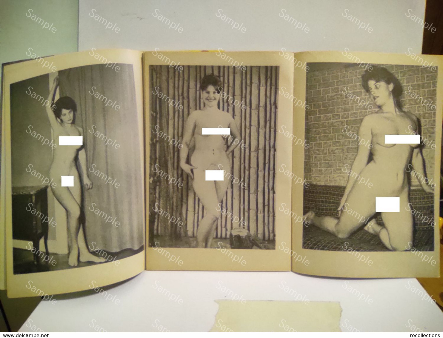 3x Magazine PARIS - HOLLYWOOD 1962 Nude Sexy Erotic Girls Magazine - Scandinavian Languages