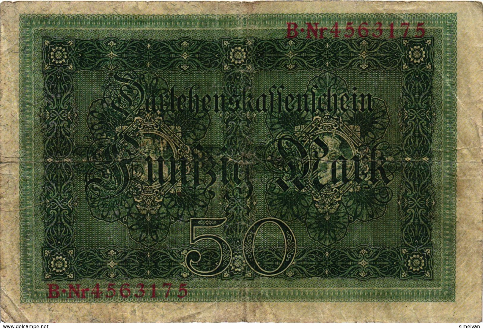 Germany 50 Mark 1914 P-49b  Deutschland Allemagne  #4358 - 50 Mark