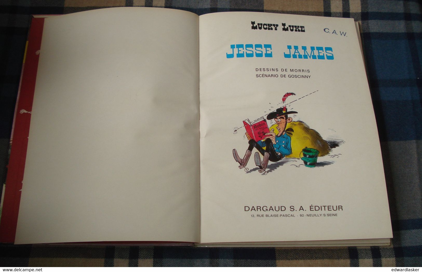 LUCKY LUKE : JESSE JAMES - Dargaud - EO 1969 - Morris - Bon état [2] - Lucky Luke