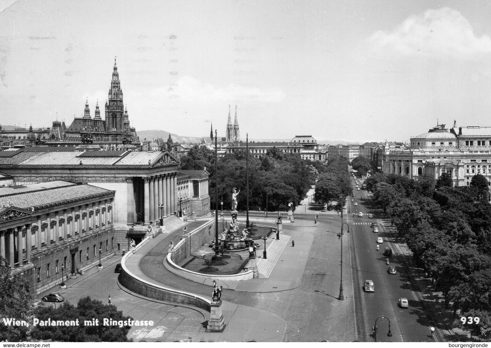 Wien,Ringstraße Mit Parlament - Ringstrasse