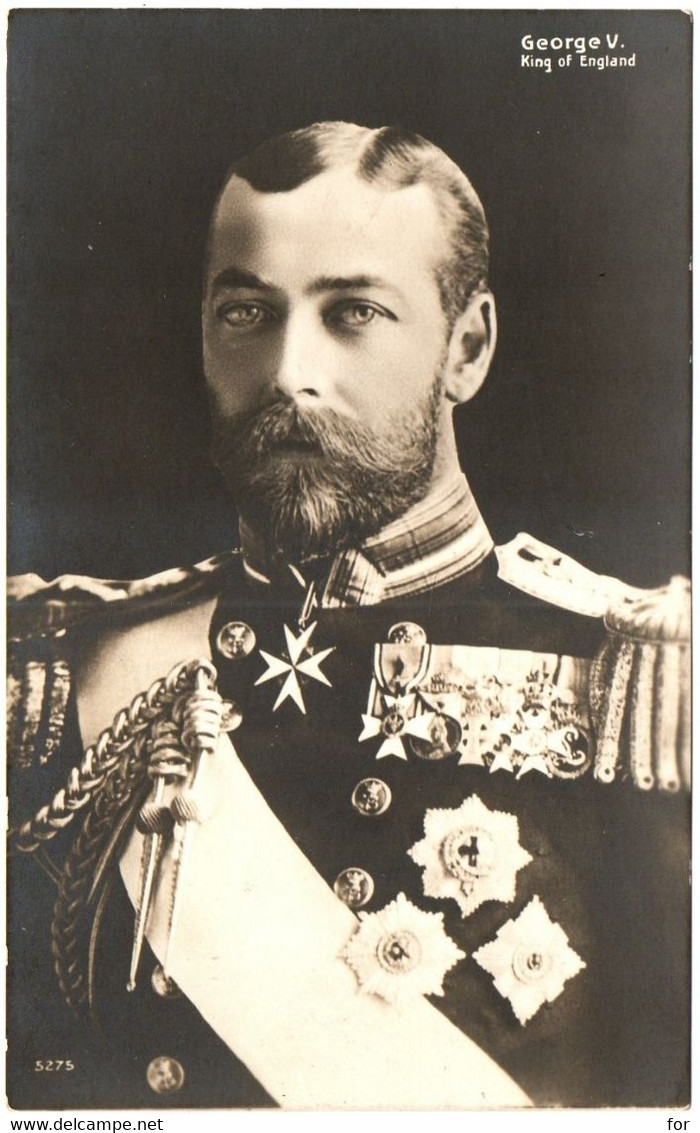 Famille Royale : GEORGE V. : King Of England - Roi D'Angleterre - Königshäuser