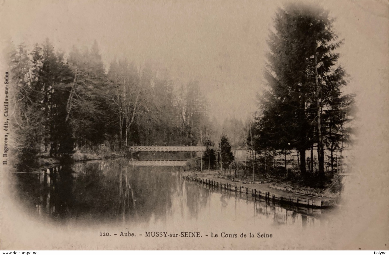 Mussy Sur Seine - Le Cours De La Seine - Pont - Mussy-sur-Seine