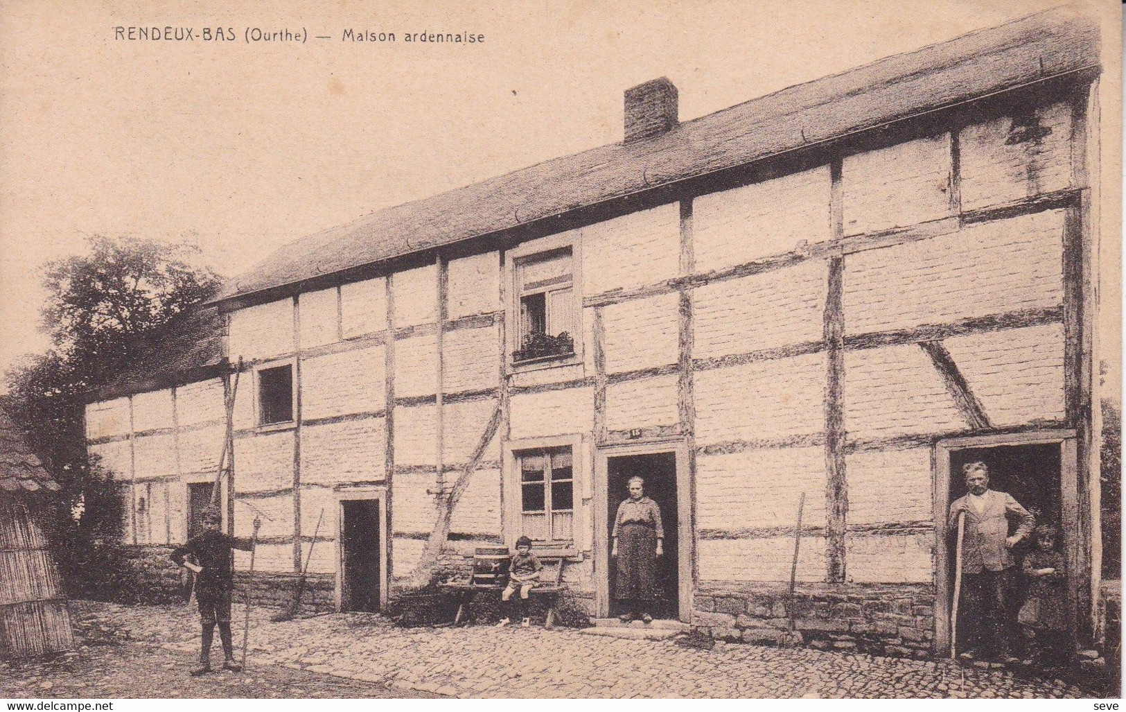 RENDEUX BAS Maison Ardennaise  Carte Non Postée éditeur Desaix - Rendeux