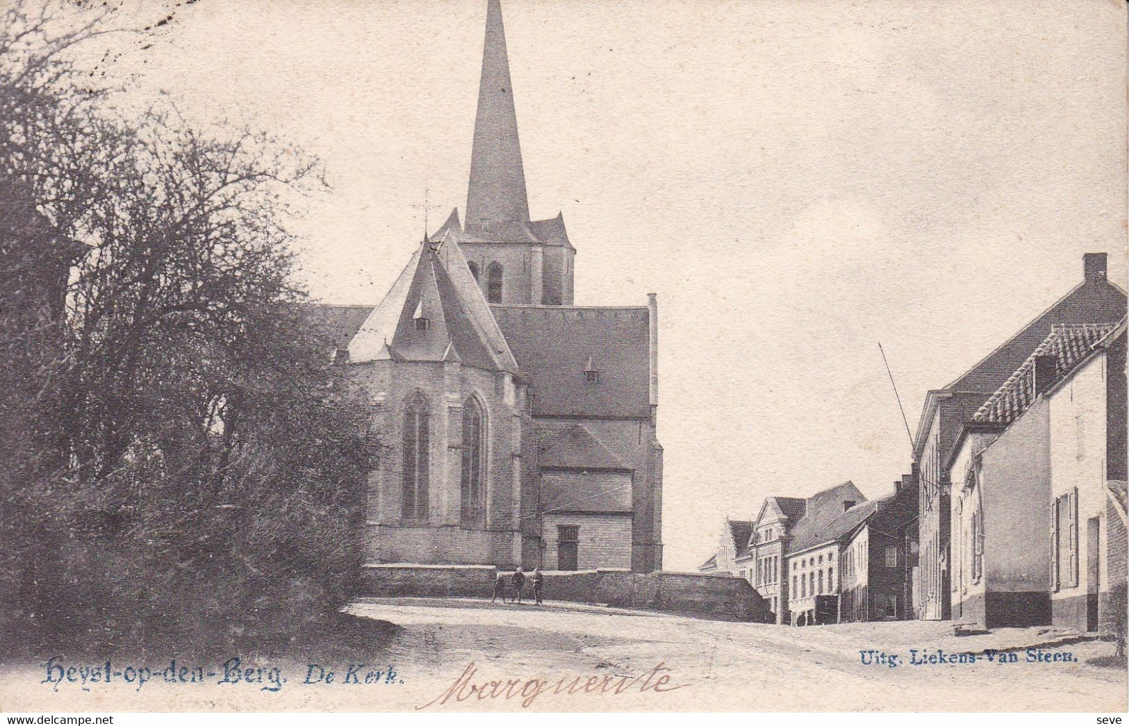 HEIST-OP-DEN-BERG De Kerk  A été Postée En 1908 - Heist-op-den-Berg