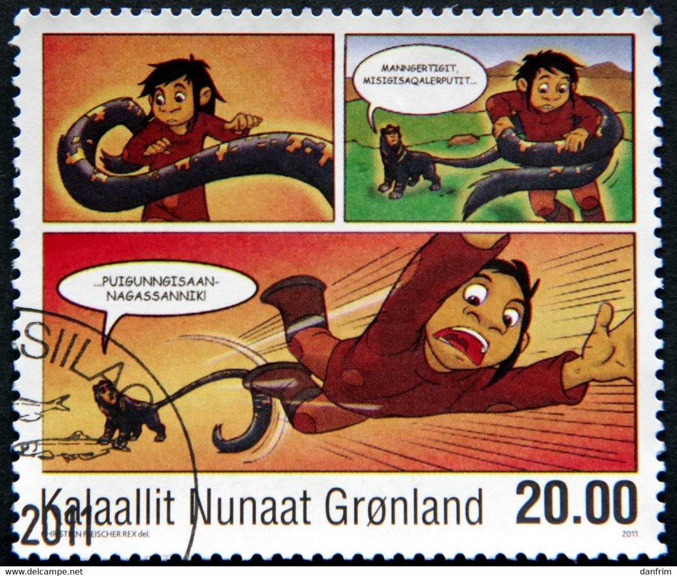 Greenland 2011 Kaassassuk Legend (Comics)   Minr,589 ( Lot H 194 ) - Oblitérés