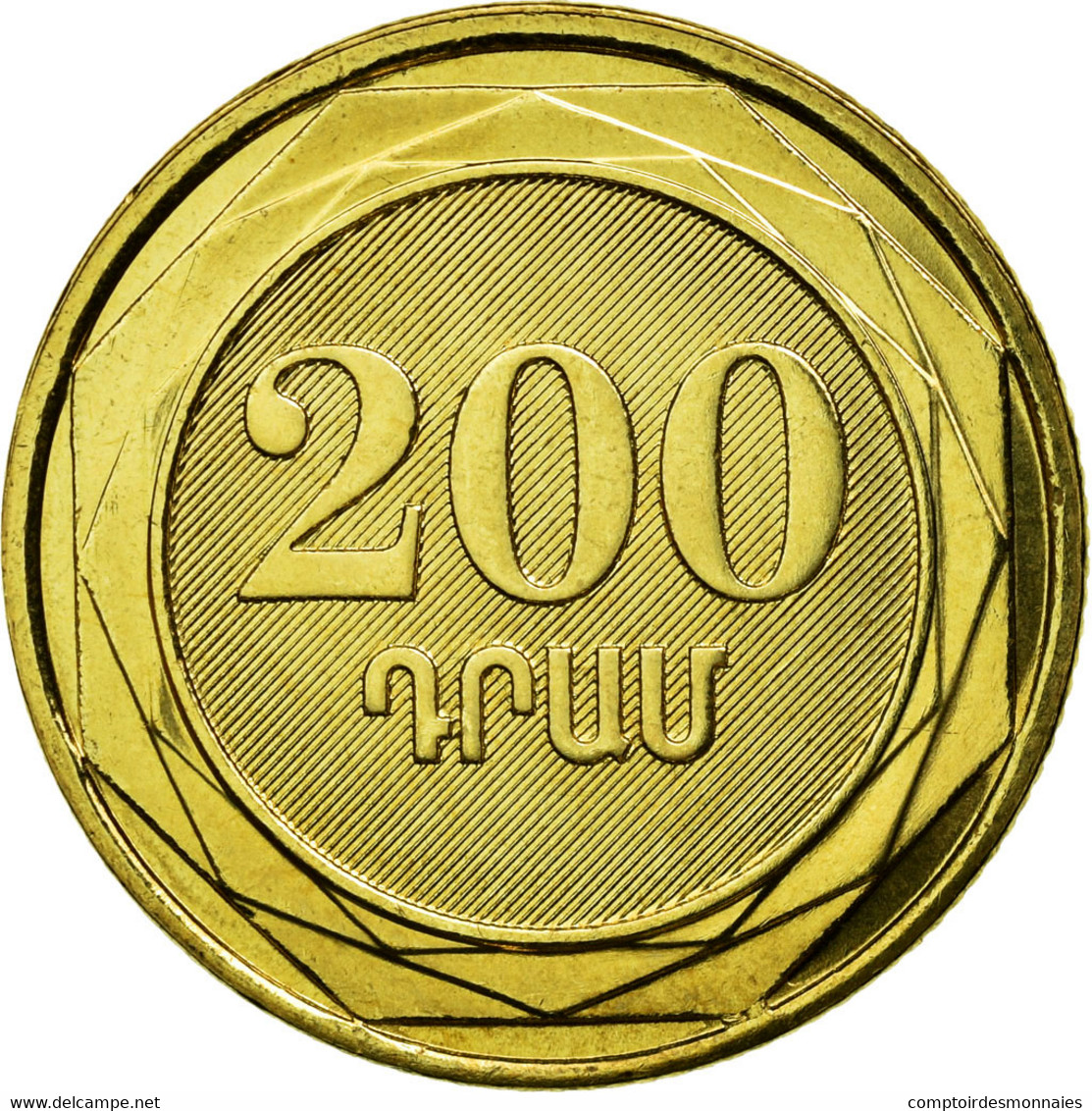 Monnaie, Armenia, 200 Dram, 2003, SPL, Laiton, KM:96 - Armenien