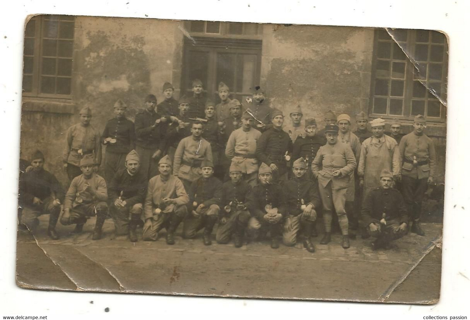 Cp , Militaria , Carte Photo, Militaires Du 52 éme R.I ,1925, écrite - Characters