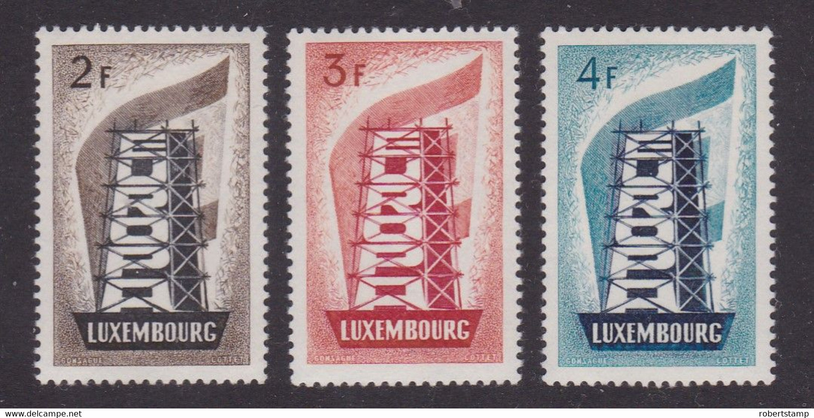 LUXEMBOURG 1956 - Complete Set  Europe CEPT -MNH- - 1956