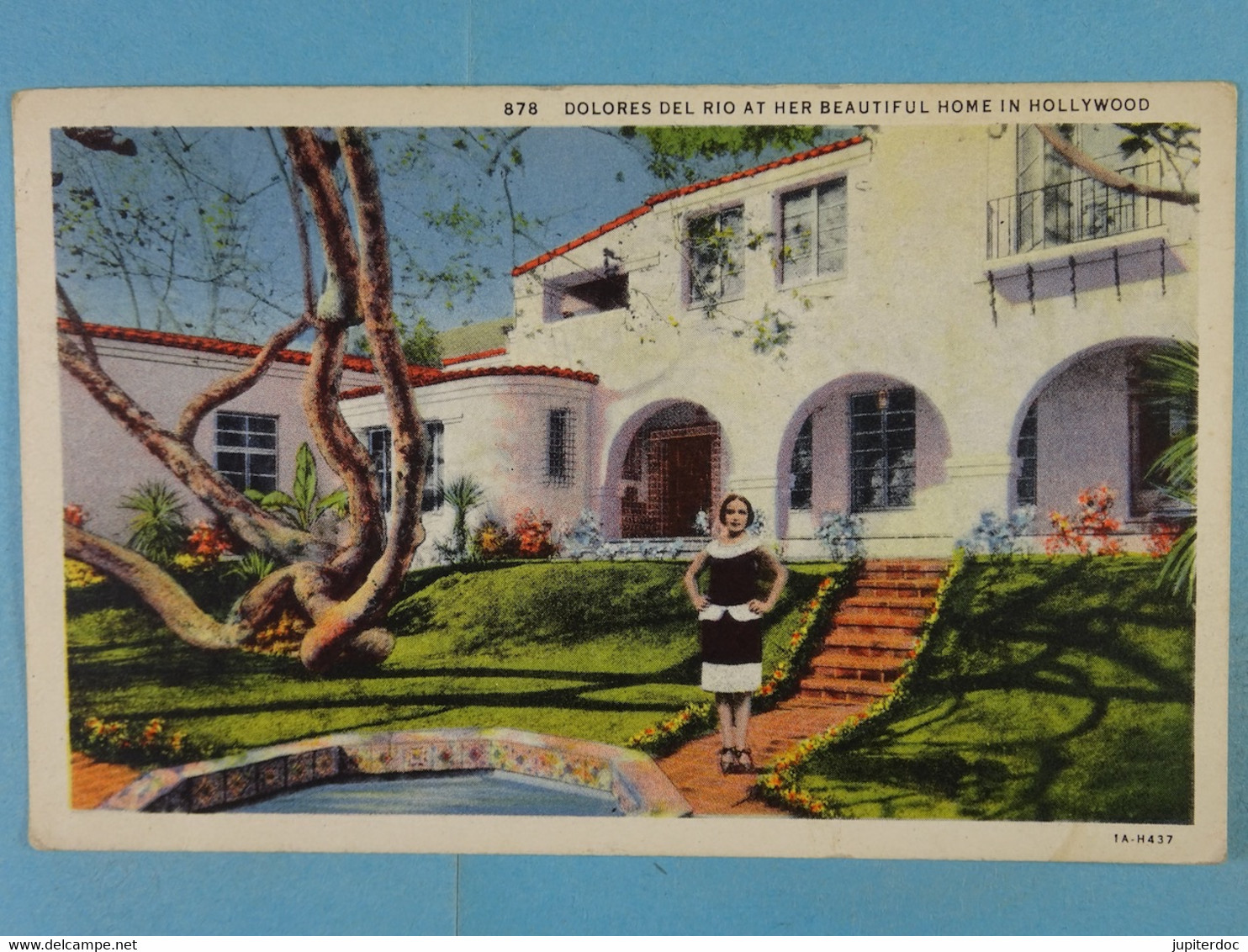 Dolores Del Rio At Her Beautiful Home In Hollywood - Los Angeles