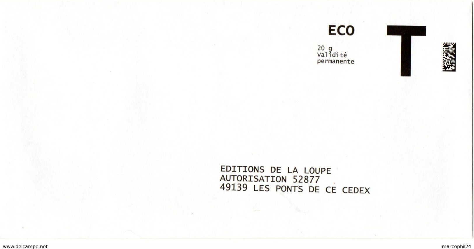 MAINE Et LOIRE - Dépt N° 49 = LES PONTS De CÉ = CORRESPONDANCE REPONSE T ' EDITIONS De La LOUPE' - Cartes/Enveloppes Réponse T