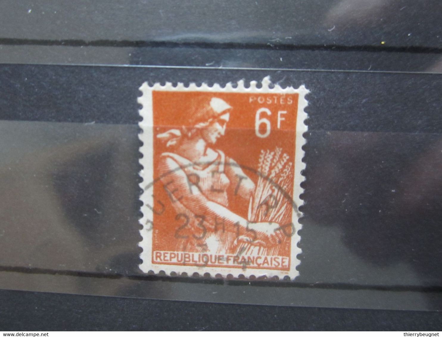 VEND BEAU TIMBRE DE FRANCE N° 1115 , OBLITERATION " GUERET " !!! - 1957-1959 Reaper