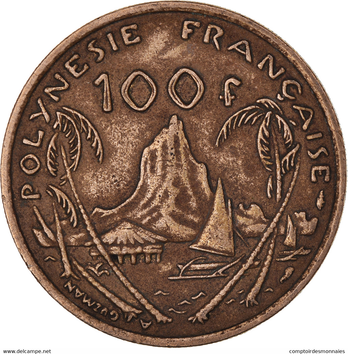Monnaie, Polynésie Française, 100 Francs, 1976 - Frans-Polynesië