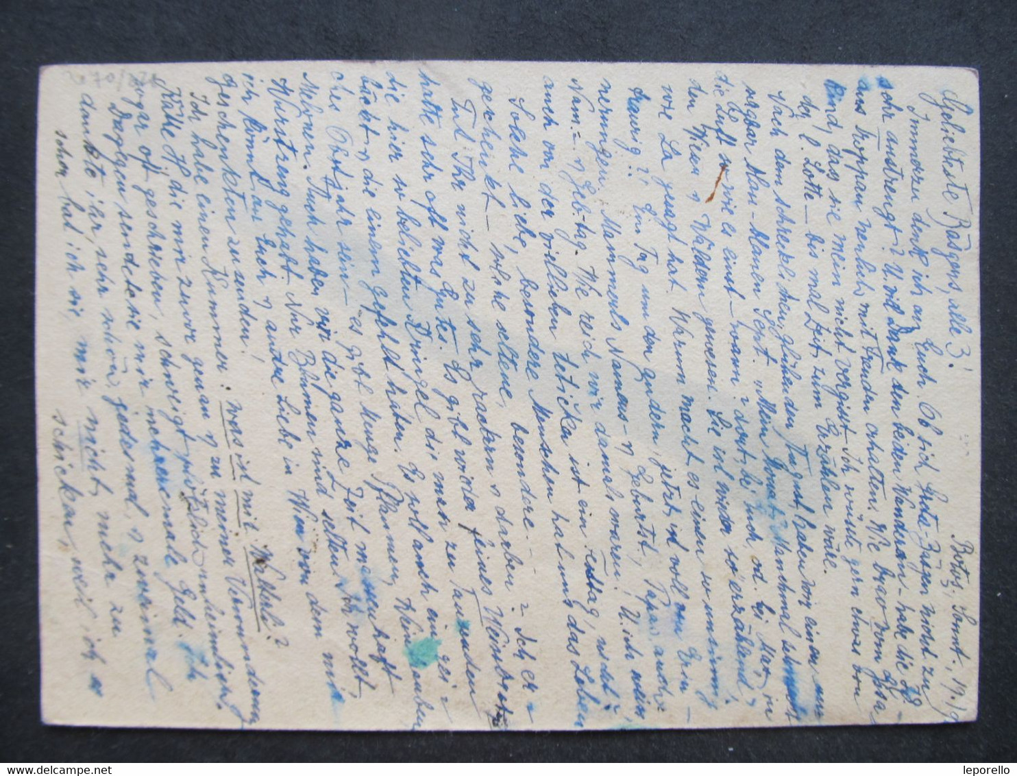GANZSACHE Botosani - Langenwang  1943 // D*53608 - 2. Weltkrieg (Briefe)