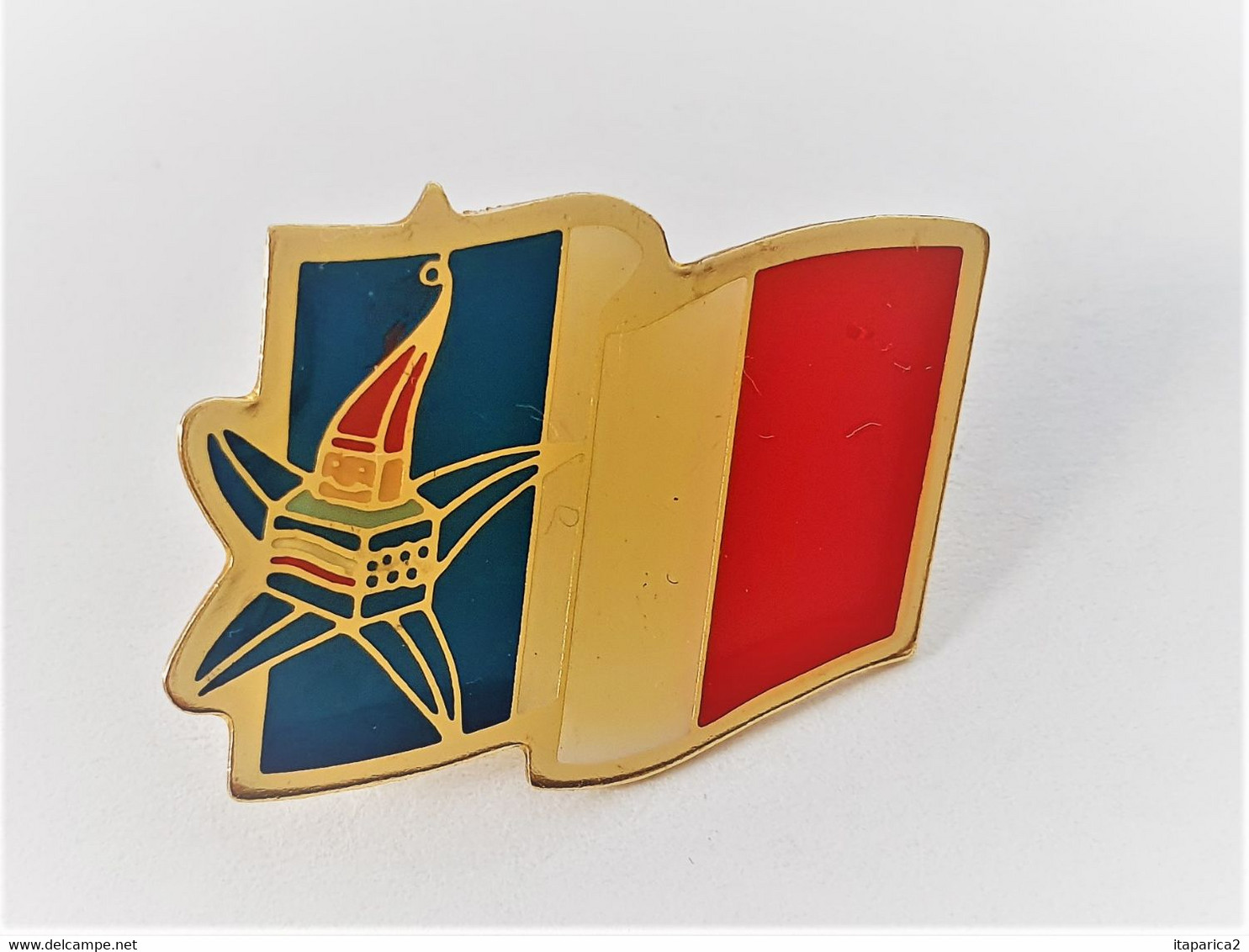 PINS JEUX OLYMPIQUES ALBERTVILLE 1992 DRAPEAU FRANCE / 33NAT - Jeux Olympiques