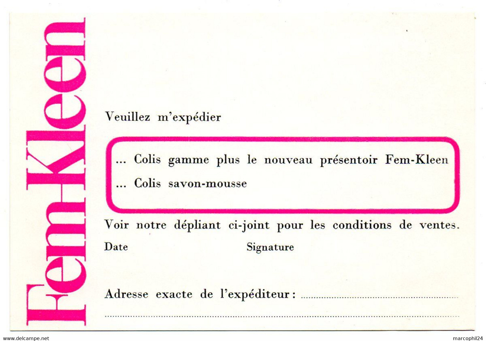 RHIN / Haut - Dépt N° 68 = COLMAR 1968 = CARTE REPONSE T  ' HELMER FRERES + FEM KLEEN' - Karten/Antwortumschläge T