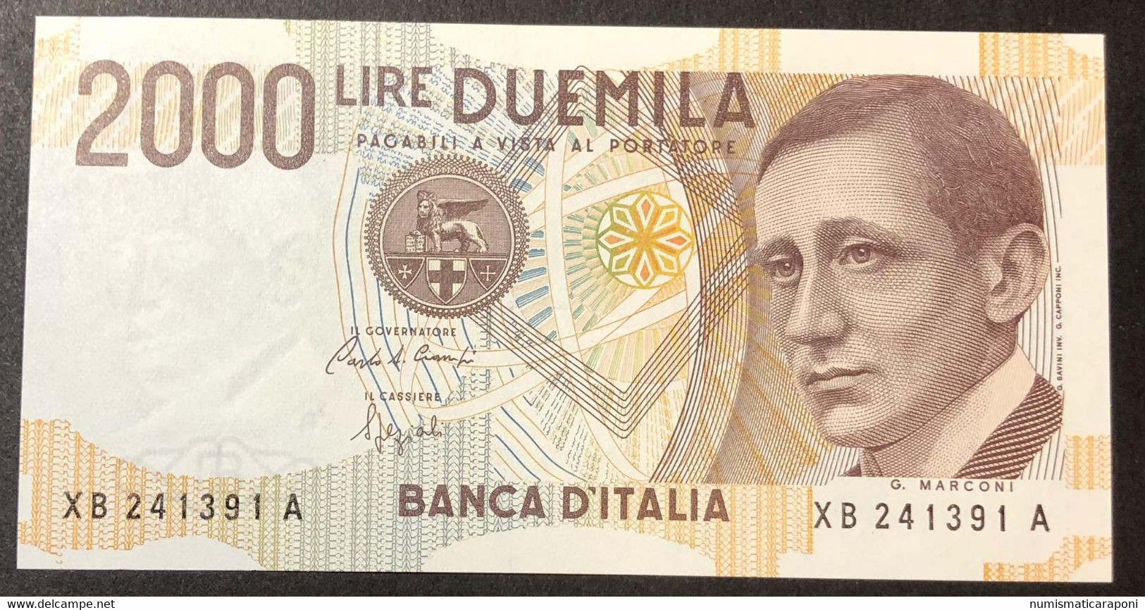 2000 Lire Marconi Serie Sostitutiva Xb 1992 Sup/q.fds LOTTO 3096 - 2000 Liras