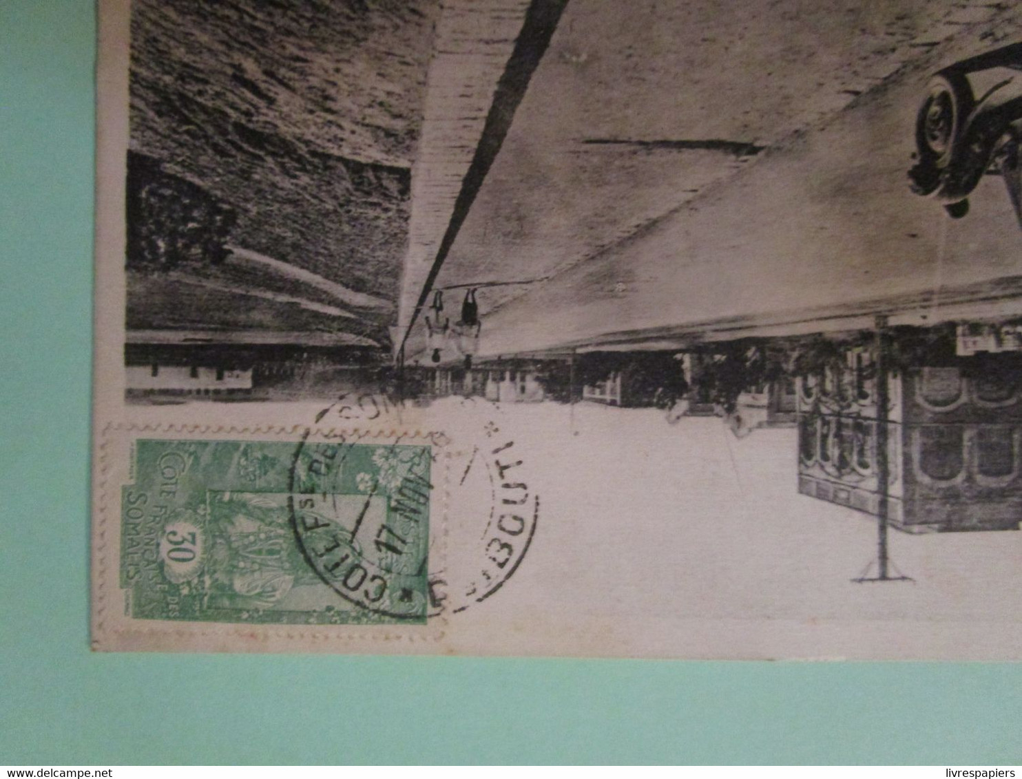 Djibouti Avenue Republique  Cpa Timbrée Cote Somalis 1907 - Djibouti