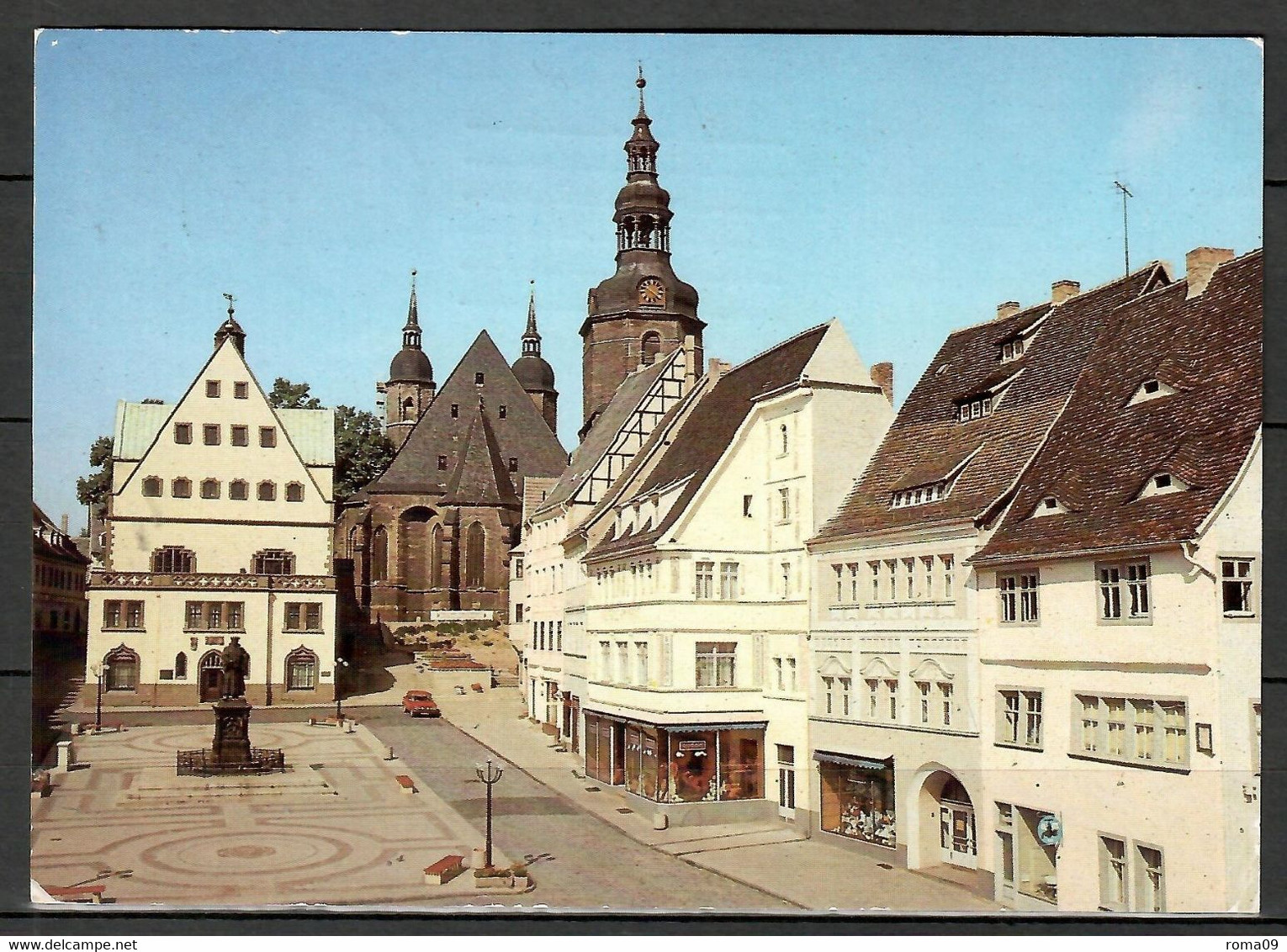 Eisleben, Markt Mit Lutherdenkmal Und Andreaskirche, II-57 - Eisleben