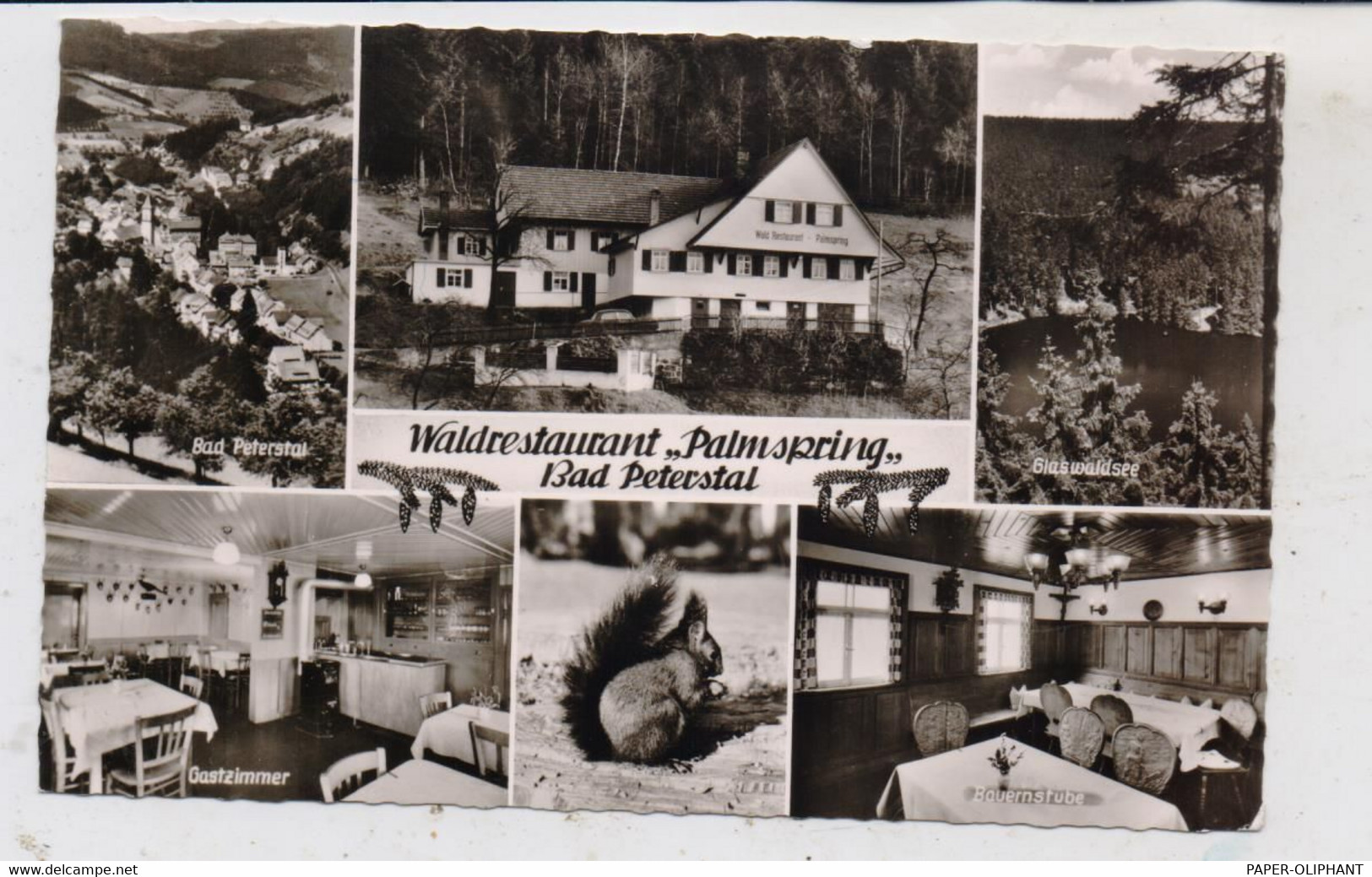 7605 BAD PETERSTAL, Waldrestaurant "Palmsring", 1966 - Bad Peterstal-Griesbach