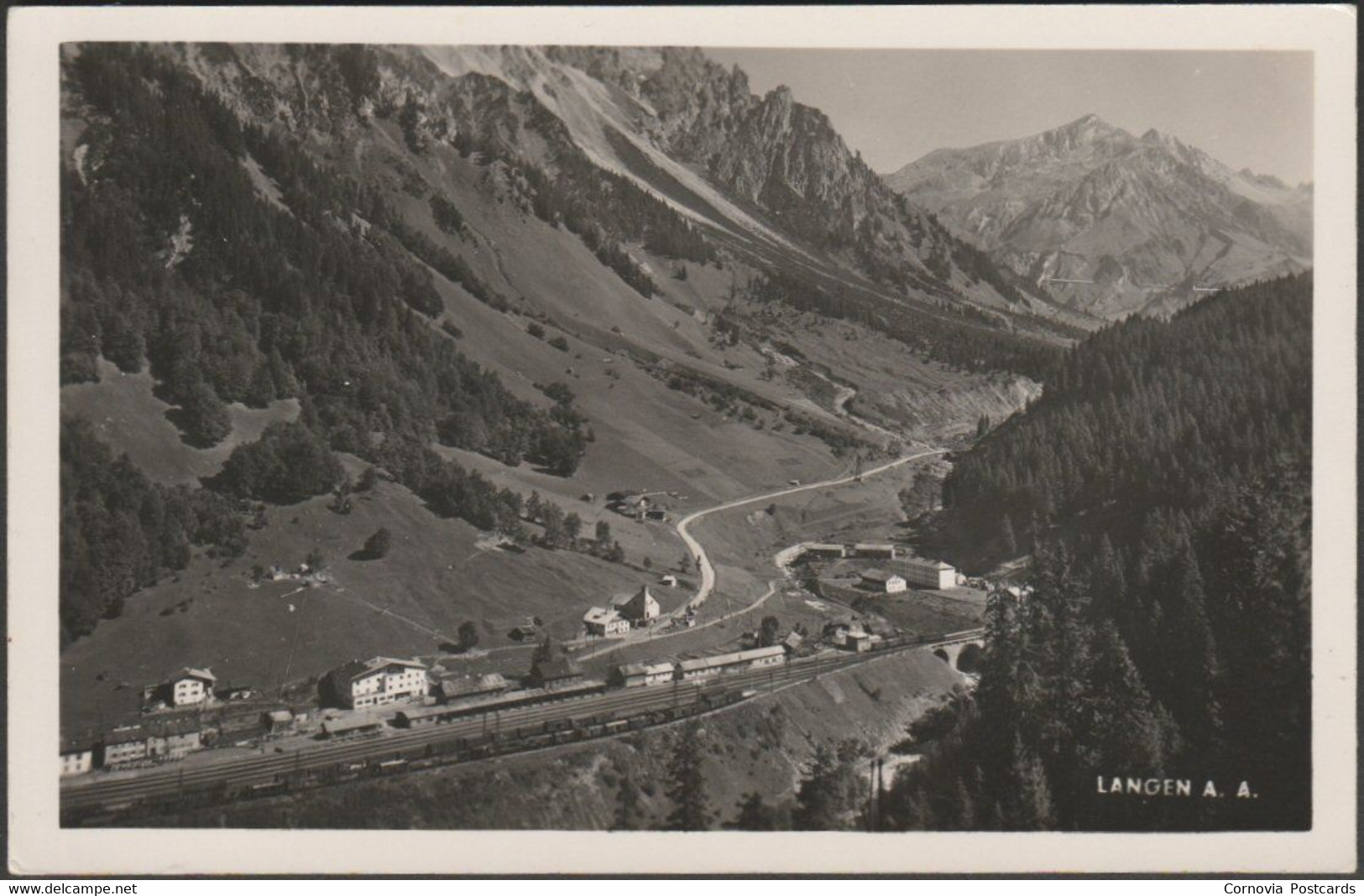 Panorama, Langen Am Arlberg, C.1930s - Foto-AK - Klösterle