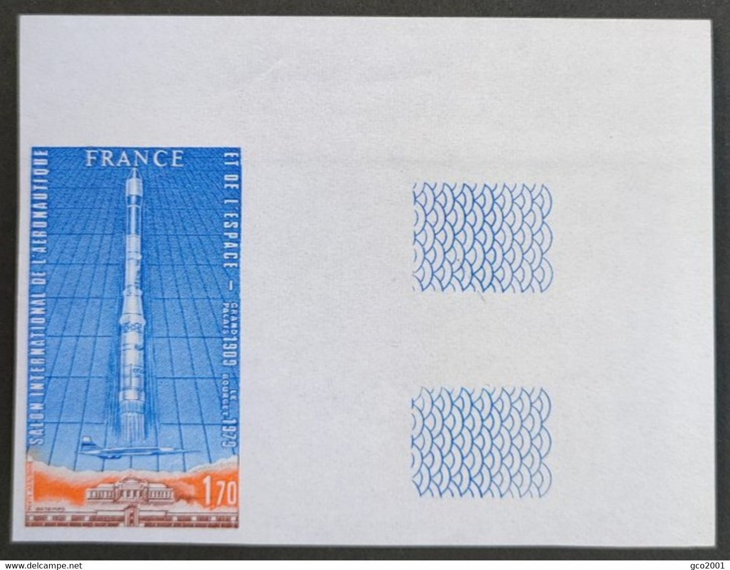 FRANCE / YT PA 52 NON DENTELE / ESPACE - FUSEE - AVION - SALON AERONAUTIQUE / NEUF ** / MNH - 1971-1980