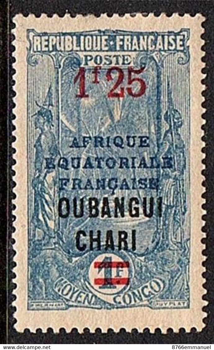 OUBANGUI N°70 N* - Ungebraucht