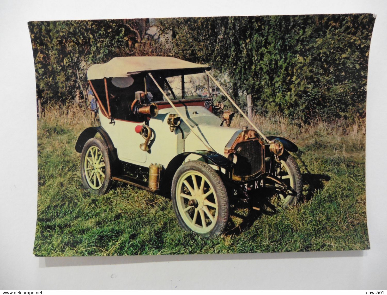 Carte Postale Publicitaite  Voiture Ancienne  : Zèbre 1908 - Taxis & Fiacres