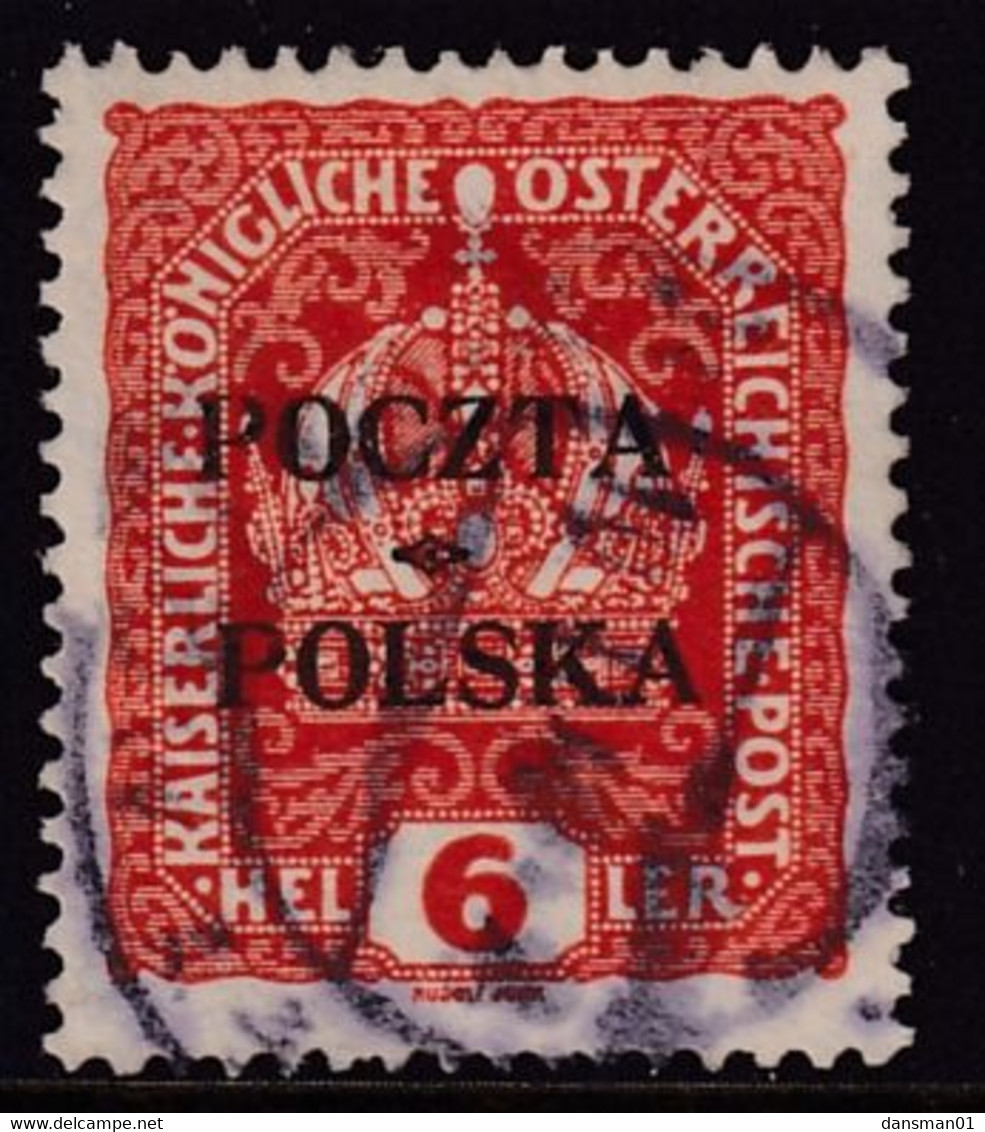 POLAND 1919 Krakow Fi 32 I Used Signed S. Petriuk I-46 - Oblitérés