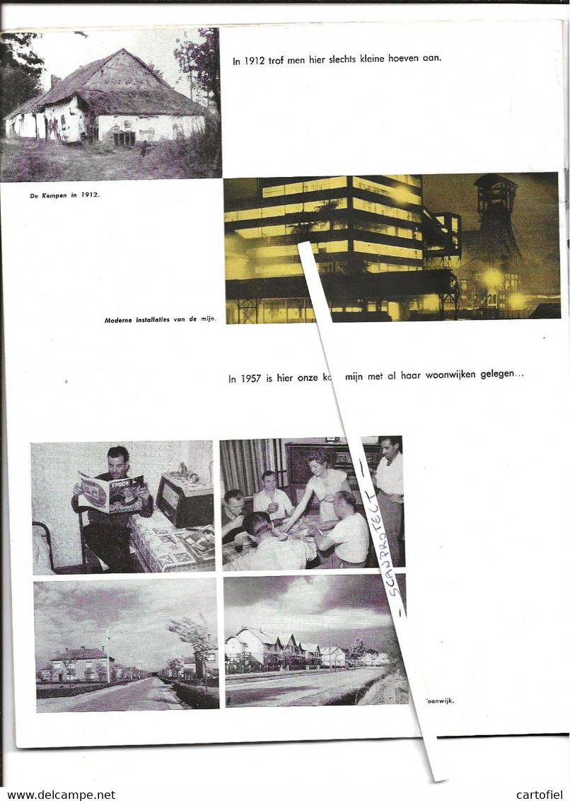 BROCHURE-HELCHTEREN+ZOLDER-MIJNEN-CHARBONNAGE-50 JARIG BESTAAN-1957-24 PAGINAS-MET PRACHTIGE FOTOS-RARE-ZIE DE 6 SCANS! - Heusden-Zolder