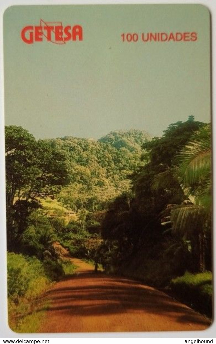 Equatorial Guinea  100 Unidades  " Country Landscape  ( C/N Bottom Right ) " - Guinea Ecuatorial