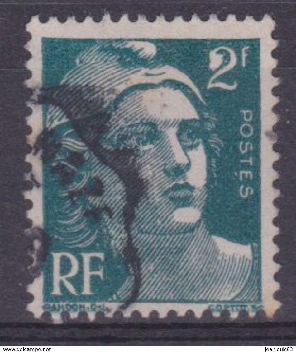 FRANCE - 713  GANDON VARIETE TACHE BLANCHE DANS LE 2 OBL USED - Used Stamps